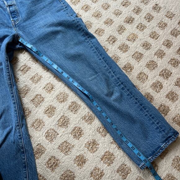 Levi's Women's Wedgie Straight Jeans Size 29 - Picture 10 of 11